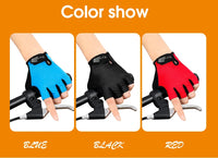 WEST BIKING Half Finger Cycling Gloves Anti Slip Motorcycle MTB Road Bike Gloves Men Sport Fitness Bicycle Fingerless Gloves