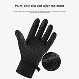 Touchscreen Insulated Gloves, Thermal Windproof Snow-Proof Warm Gloves Winter Sports Ski Riding Bike Mittens,Suit for Running, C