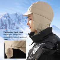 Winter Oudoor Hat Men Women Ear Flap Cap Trooper Trapper Snowproof Ski Hats Thermal Soft Hats Windproof Caps