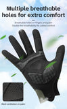 ROCKBROS Summer Cycling Gloves Breathable MTB Road Bike Non-slip Gloves Touch Screen Spring Full Finger Motorcycle Riding Gloves