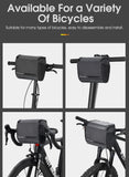 WEST BIKING 4.5L Bike Handlebar Bag 7.5 Inch Touch Screen Phone Bag Insulated Bicycle Cooler Bag MTB Road Cycling Accessories