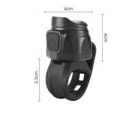 WEST BIKING Electric Bike Bell USB Rechargeable 80DB Safety Warning Horn MTB Road Handlebar Bicycle Ring Cycling Accessories