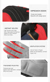 Cycling Full Finger Gloves Touch Screen Anti-slip Bicycle Lycra Fabric Mittens Bicicleta Road Bike Long Glove