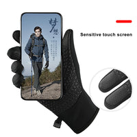 Touchscreen Insulated Gloves, Thermal Windproof Snow-Proof Warm Gloves Winter Sports Ski Riding Bike Mittens,Suit for Running, C