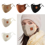 Soft Windproof Winter Fleece Face Mask Outdoor Storage Heat Cycling Face Protector Warm Cold-Resistant Masks