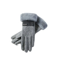 Soft Winter Thermal Gloves Windproof Full Finger Women's Plush Gloves Warm Equipment Thicken Cashmere Elastic Mittens Sports