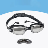 Swimming Goggles Men Women Professional Pool Glasses Adults Anti Fog UV Protection Optical Waterproof Swim Eyewear with Earplug