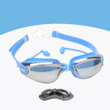 Swimming Goggles Men Women Professional Pool Glasses Adults Anti Fog UV Protection Optical Waterproof Swim Eyewear with Earplug