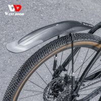 WEST BIKING 26-29 Inch MTB Fender Set Stable Front Mudguard Adjustable Rear Aileron Widened Mud Flaps XC Bicycle Accessories