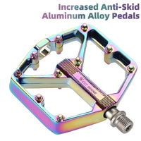 Aluminum Alloy 3 Bearings Bicycle Pedals  MTB Mountain Road BMX Bike Flat Pedals Anti-slip