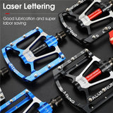 Aluminium Alloy Bicycle Pedals BMX MTB Road Bike Pedals Ultralight Anti-Slip Sealed Bearing