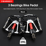 Aluminium Alloy Bicycle Pedals BMX MTB Road Bike Pedals Ultralight Anti-Slip Sealed Bearing