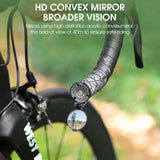 WEST BIKING Bicycle Rearview Mirror Handlebar End Mirror Small Convex Cycling Mirror 360 Flexible MTB Road Bike Accessories