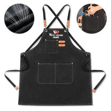 WEST BIKING Bicycle Repair Maintenance Aprons With Pockets For Workshop Technician Kitchen Restaurant Canvas Apron Work Uniform