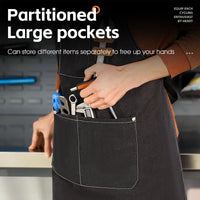 WEST BIKING Bicycle Repair Maintenance Aprons With Pockets For Workshop Technician Kitchen Restaurant Canvas Apron Work Uniform