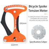 WEST BIKING Bicycle Spoke Tension Meter Measuring Tool Aluminum Alloy Wheel Repair Tool