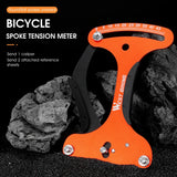 WEST BIKING Bicycle Spoke Tension Meter Measuring Tool Aluminum Alloy Wheel Repair Tool