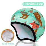 WEST BIKING Children Sports Cap Boys Girls Winter Warm Windproof Ear Protection Cycling Ski Helmet Liner Running Kid Cartoon Cap