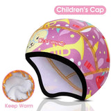 WEST BIKING Children Sports Cap Boys Girls Winter Warm Windproof Ear Protection Cycling Ski Helmet Liner Running Kid Cartoon Cap