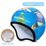 WEST BIKING Children Sports Cap Boys Girls Winter Warm Windproof Ear Protection Cycling Ski Helmet Liner Running Kid Cartoon Cap