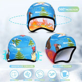 WEST BIKING Children Sports Cap Boys Girls Winter Warm Windproof Ear Protection Cycling Ski Helmet Liner Running Kid Cartoon Cap