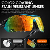 WEST BIKING Cycling Glasses Polarized Glasses 5 lens Outdoor Bicycle Sunglasses MTB Road Bike Ciclismo Men Women Cycling Eyewear