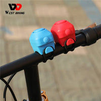 Electric Bike Bell 130dB Horn Rainproof MTB Road Bicycle Handlebar Ring Silica Gel Shell Bell Cycling Accessories