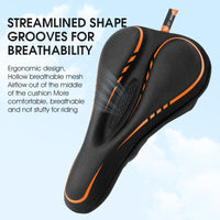 GEL Bicycle Saddle Cover MTB Road Bike Seat Cover Cushion Comfortable Breathable Anti-Slip With Rain Cover