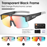 WEST BIKING Myopic Polarized Square Sunglasses Men Photochromic Cycling Fit Over Glasses Driving Fishing UV400 Bicycle Goggles