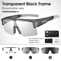 WEST BIKING Myopic Polarized Square Sunglasses Men Photochromic Cycling Fit Over Glasses Driving Fishing UV400 Bicycle Goggles