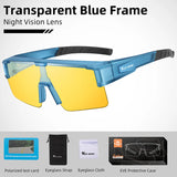 WEST BIKING Myopic Polarized Square Sunglasses Men Photochromic Cycling Fit Over Glasses Driving Fishing UV400 Bicycle Goggles