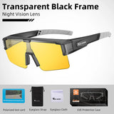 WEST BIKING Myopic Polarized Square Sunglasses Men Photochromic Cycling Fit Over Glasses Driving Fishing UV400 Bicycle Goggles