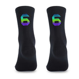 WEST BIKING Professional Cycling Socks Breathable Bicycle Racing Compression Socks Men Soccer Basketball Sports Reflective Socks