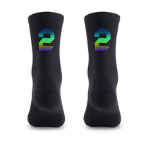 WEST BIKING Professional Cycling Socks Breathable Bicycle Racing Compression Socks Men Soccer Basketball Sports Reflective Socks