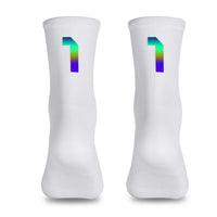 WEST BIKING Professional Cycling Socks Breathable Bicycle Racing Compression Socks Men Soccer Basketball Sports Reflective Socks