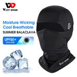 WEST BIKING Cycling Headgear Summer Breathable Headgear Moisture Wicking Sunscreen Quick-drying Cycling Masks