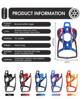 Ultralight Bicycle Bottle Cage MTB Mountain Road Bike Drinking Water Bottle Holder Bracket