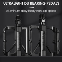 Aluminum Alloy Ultralight Bicycle Pedals MTB BMX Road Bike Pedal Flat Pedal DU Bearing Anti-slip