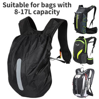 WEST BIKING Waterproof Bicycle Bag Rain Cover Reflective Shoulder Backpack cover For 8-17L Sport Cycling Travel Backpack