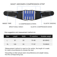 Weightlifting Back Support Compression Belt Men Waist Protection Fitness Training Orthopedics for Lower Back Pain Relief