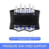 Weightlifting Back Support Compression Belt Men Waist Protection Fitness Training Orthopedics for Lower Back Pain Relief