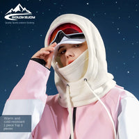 Winter Hat Fleece Full Face Mask Cap Balaclava Neck Warmer Hood Winter Sports Ski Men Women Cap Men Snow Ski Cycling Bonnets