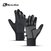 Winter Motorcycle Riding Thermal Cycling Gloves Bicycle Warm Touchscreen Full Finger Gloves Waterproof Outdoor Skiing For Men