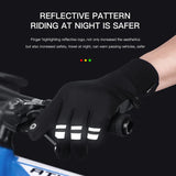 Winter Motorcycle Riding Thermal Cycling Gloves Bicycle Warm Touchscreen Full Finger Gloves Waterproof Outdoor Skiing For Men