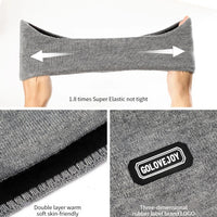 Winter Sport Headband Ear Warmer Skiing Hiking Cycling Workout Climbing Outdoor Fleece Warmth Cold-Proof Ear Protection Unisex