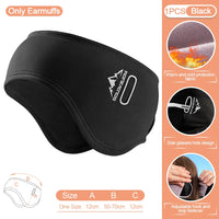 Winter Sport Headband Ear Warmer Skiing Hiking Cycling Workout Climbing Outdoor Fleece Warmth Cold-Proof Ear Protection Unisex