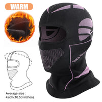 Ski Upgraded Mask Motorcycle Riding Full Face Mask Neck Warmer Winter Warm Balaclava Windproof Cycling Cap Outdoor Run Skiing Mask Hat