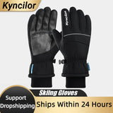 Mountain Snowboard Gloves Men Women Cold Snow Skiing Mittens Waterproof Snowmobile Handschoemen