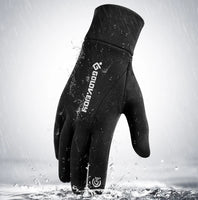 Winter Warm Riding Gloves Outdoor Sports Skiing Cold Touchscreen Padded Non-Slip Electric Motorcycle Gloves Men