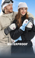 Snowboarding Gloves Cycling Waterproof Warm Touch Screen Stewed Finger Hand SK27